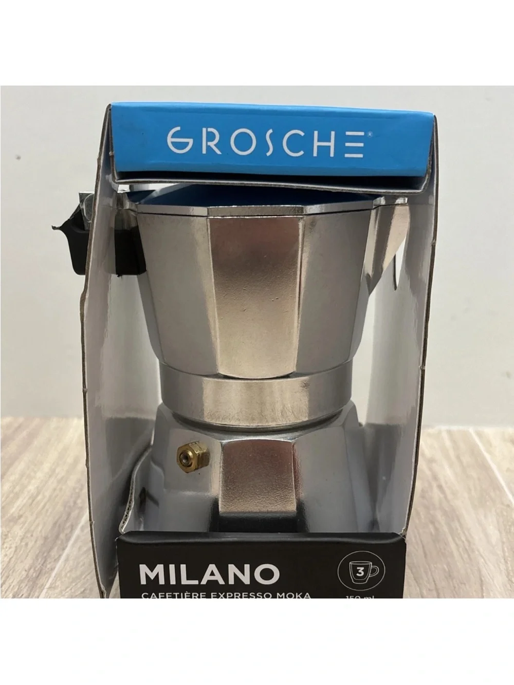 New Grosche Milano stovetop espresso coffee maker